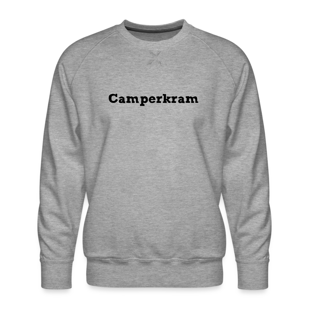 Männer Pullover “Camperkram” grau