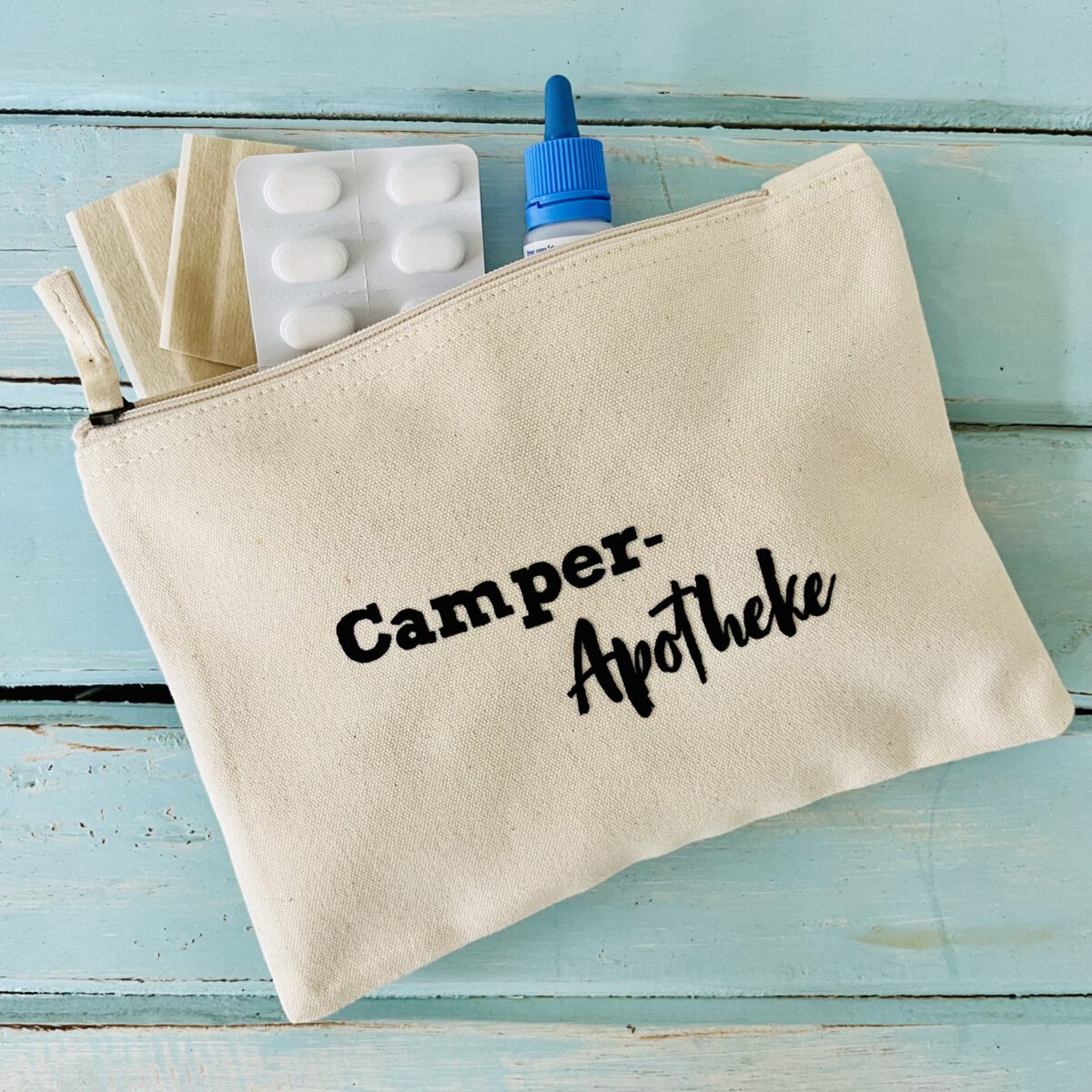 Stofftasche "Camper - Apotheke"